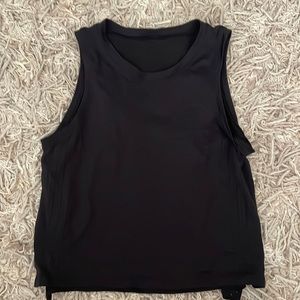 lululemon black crop